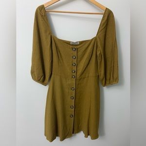 Zara Trf linen dress